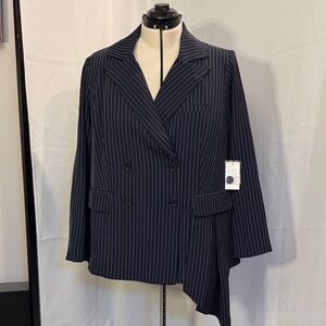 Eloquii Pinstripe Women's Blazer NET